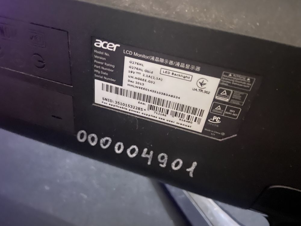 Мионитор Acee FHD 60гц
