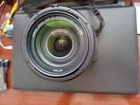 Canon 5D mark2 с двумя объективами.