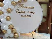 Каркас круглый с баннером на сутки