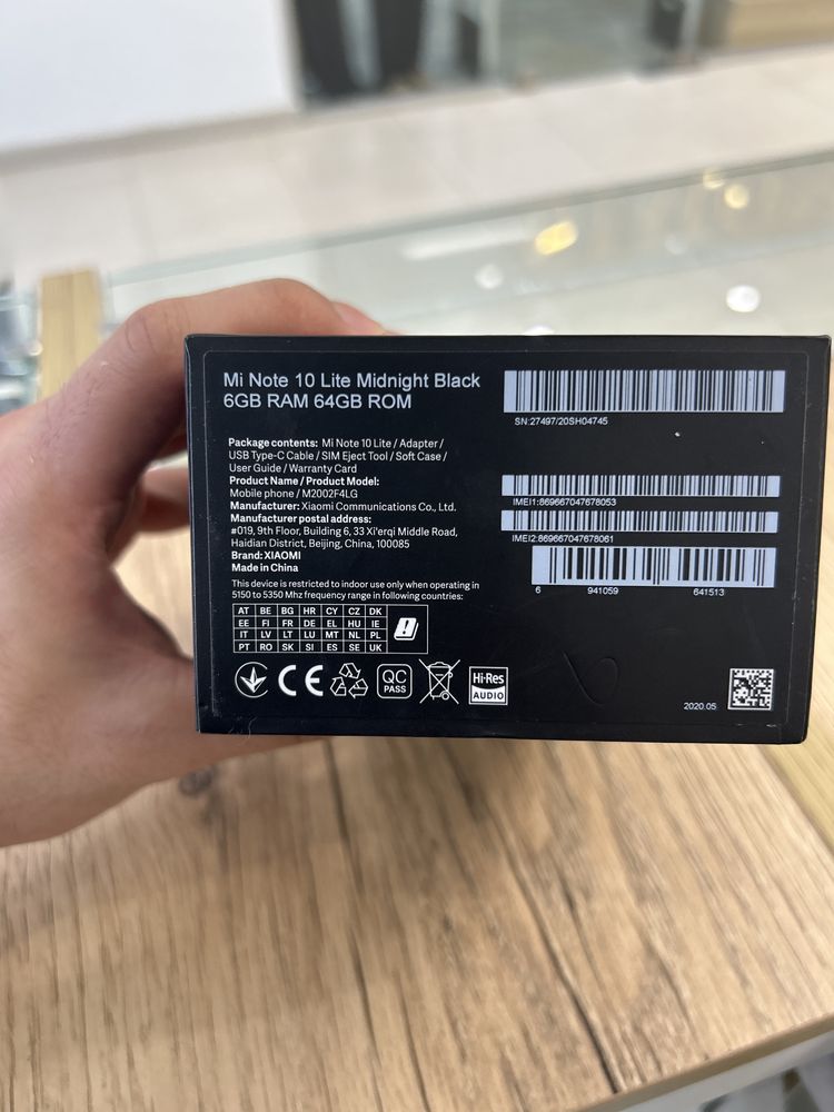Xiaomi note 10 lite