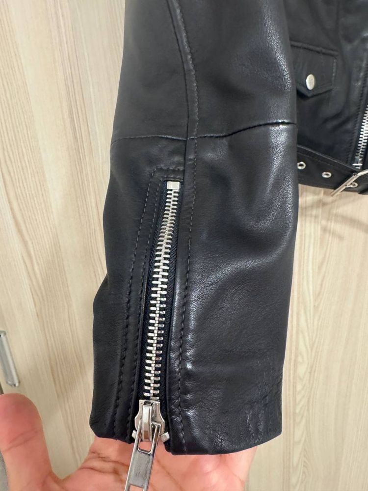Кожанная куртка Mango Veste Solange ориг