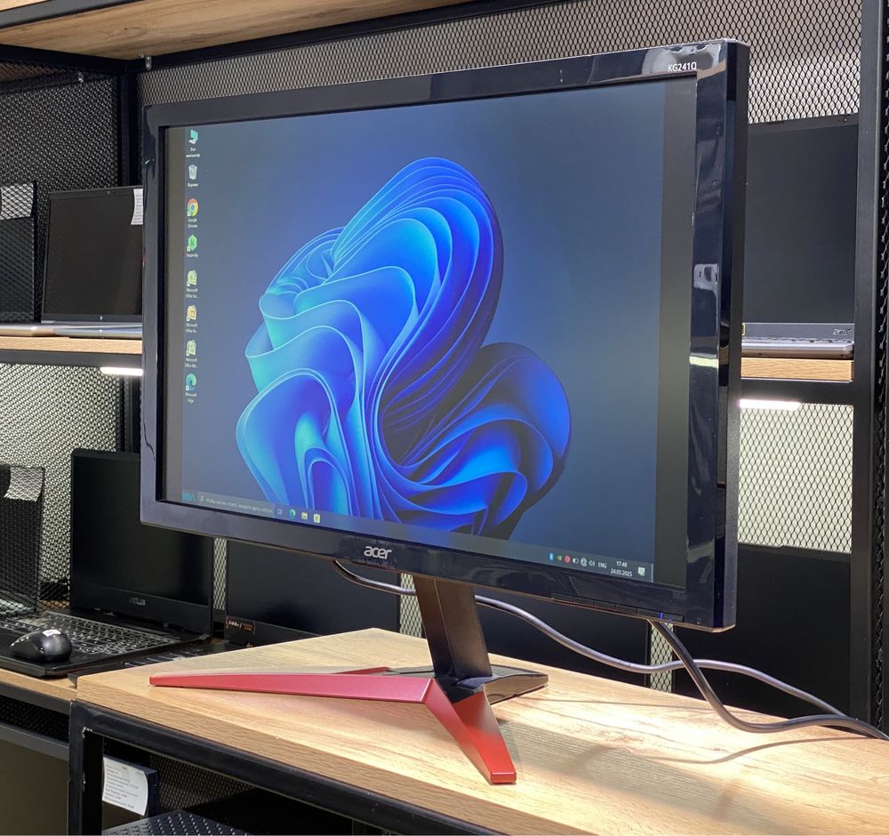 Монитор Acer KG242Q, 24” , 144 ГЦ, 1920х1080, 9960/А10
