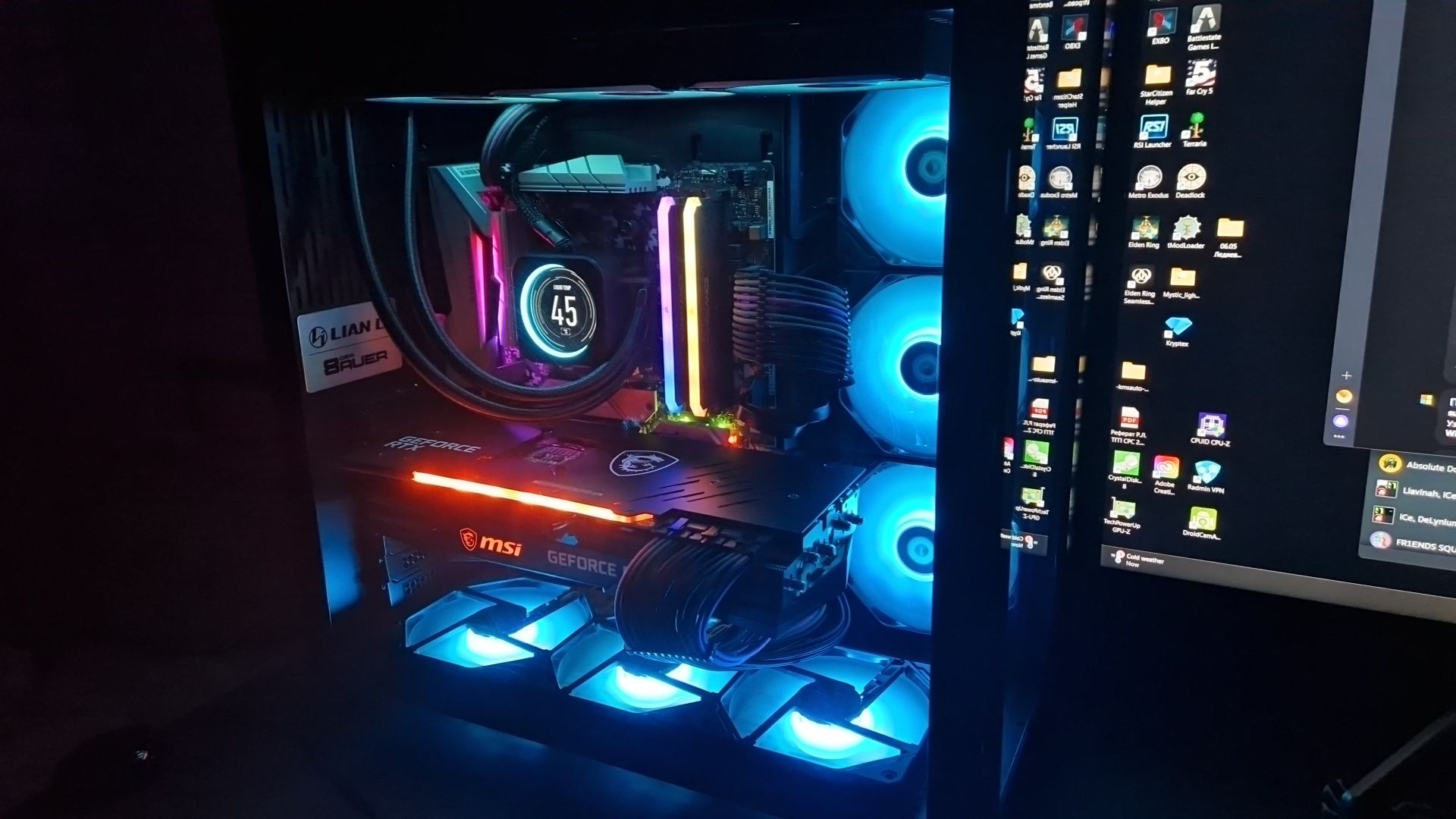 Игровой компьютер с RTX 3080Ti и Ryzen 5 7500f