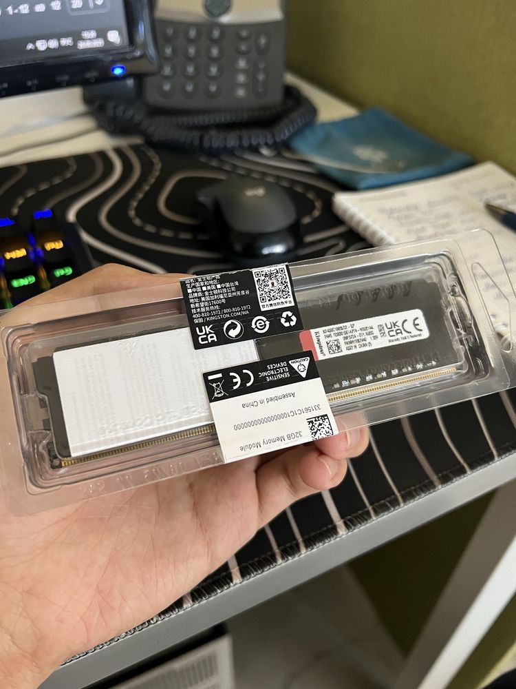 Оперативная память Kingston Fury Beast DDR4 32GB 3600