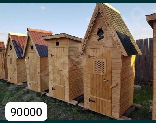 ЦЕНУ Туалет Деревянный для Дачи из дерева в Алматы прет заказ