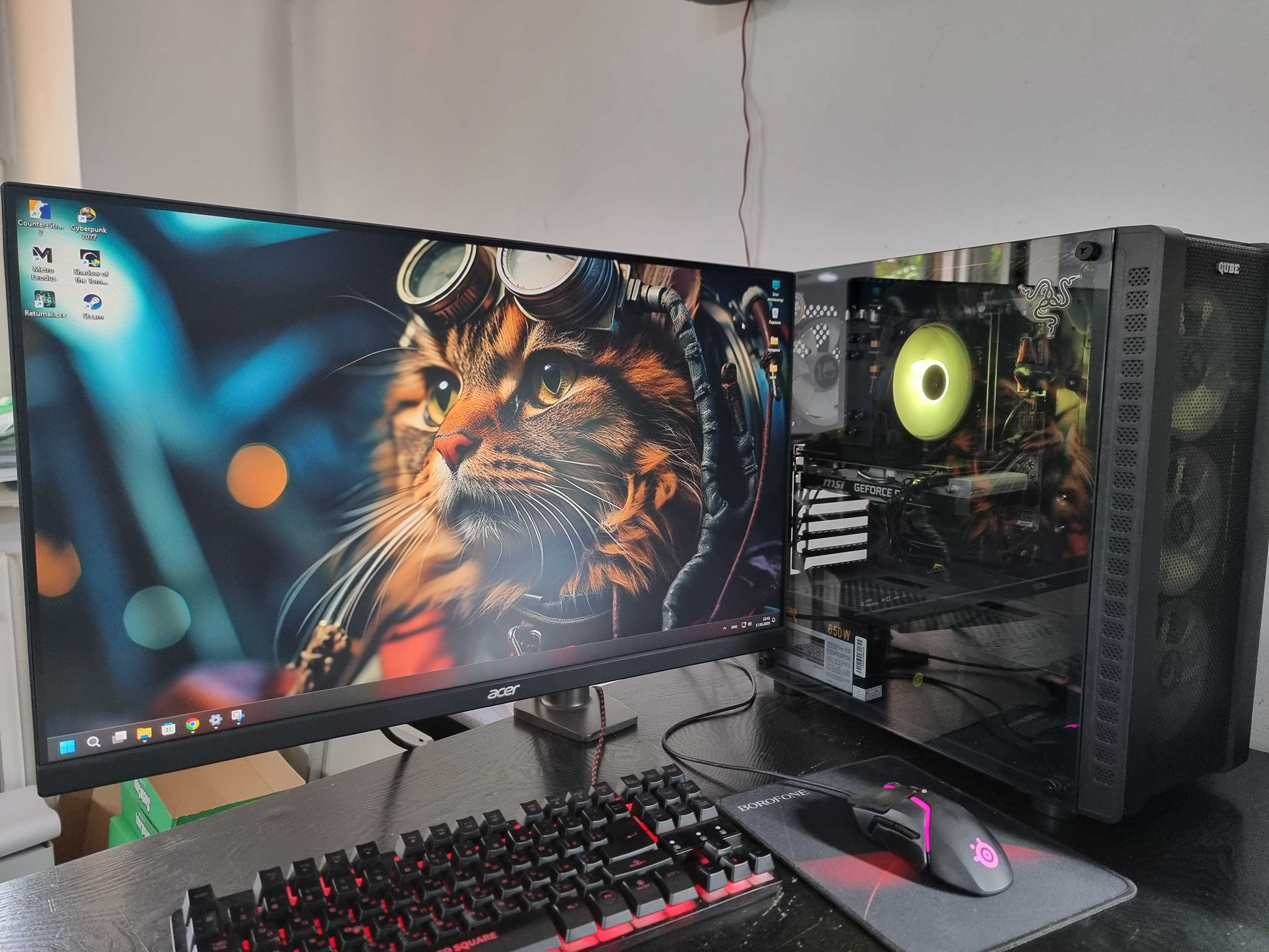 Комплект/ i5-12400/ DDR4-32Gb/ RTX-2060Super/ SSD-512Gb/ LG 23"FullHD