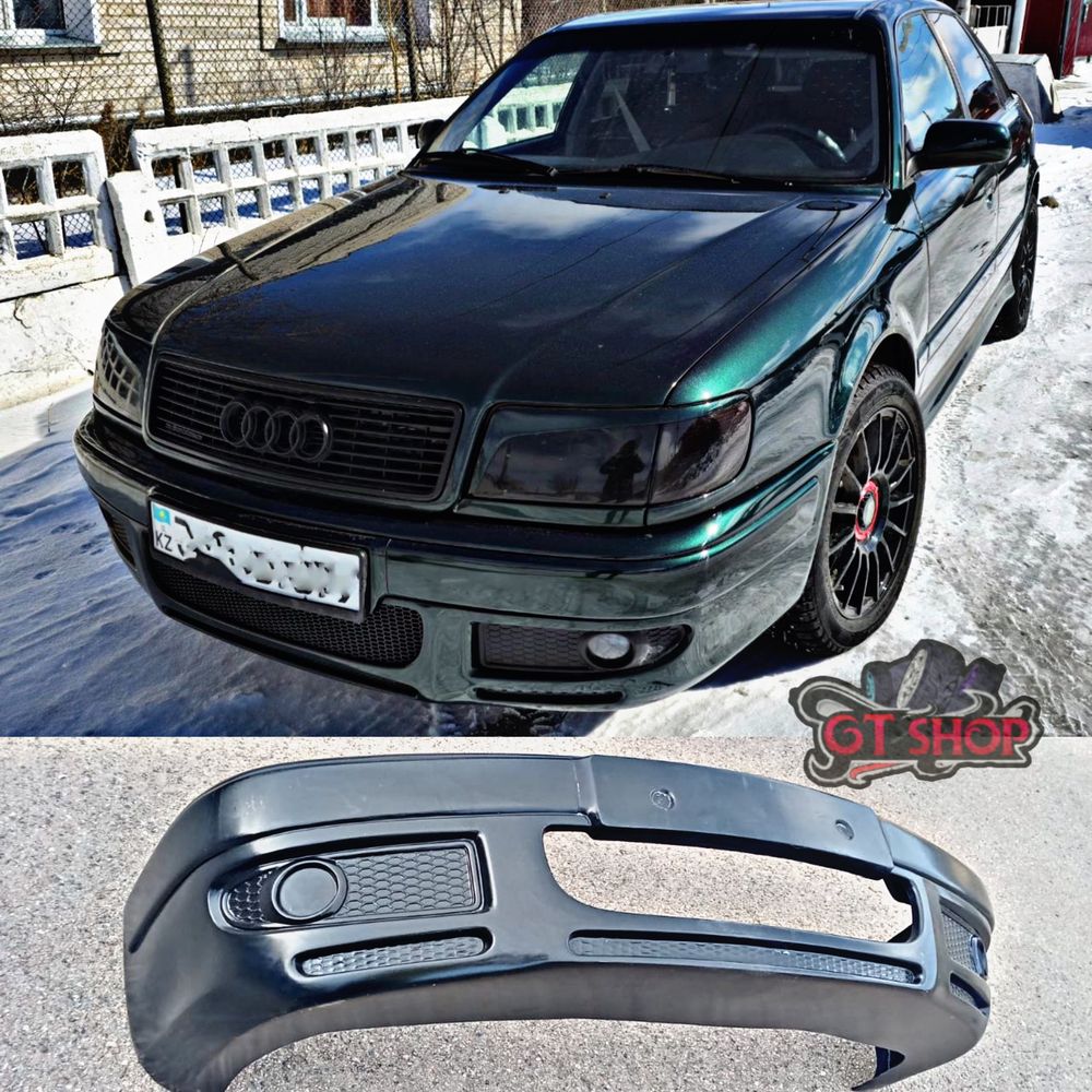 Бампер Ауди 100 с4, тюнинг обвес юбка Audi 100 C4 пороги