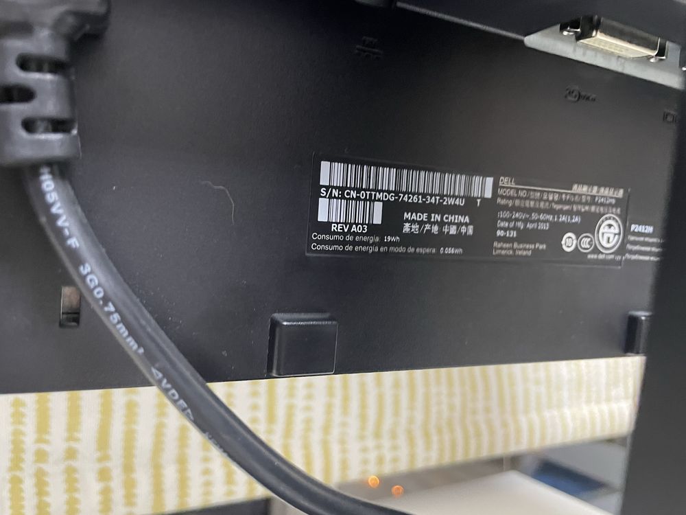 Монитор dell P2412H
