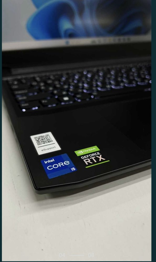 Ноутбук IdeaPad Gaming 3 Intel i5-11300H| 512GB SSD| RTX3050| НОВЫЙ!