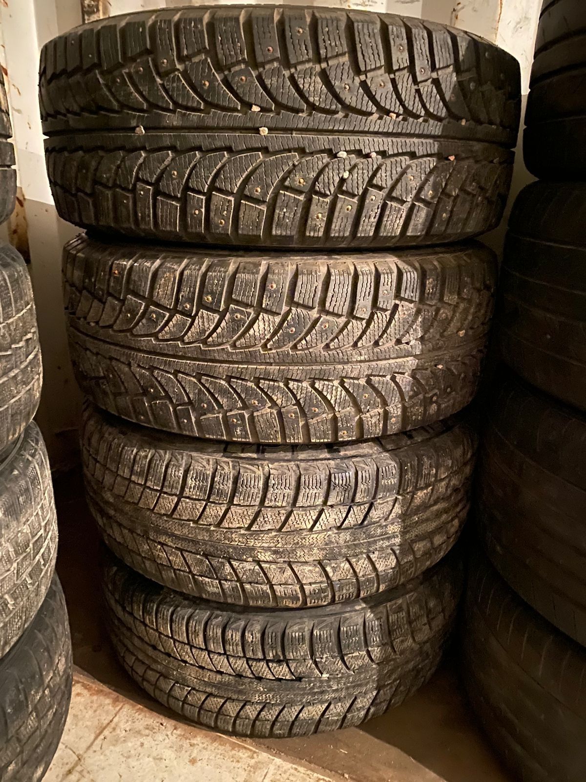 Диски с зимней резиной Mercedes Benz W140,220,221,GLK R17