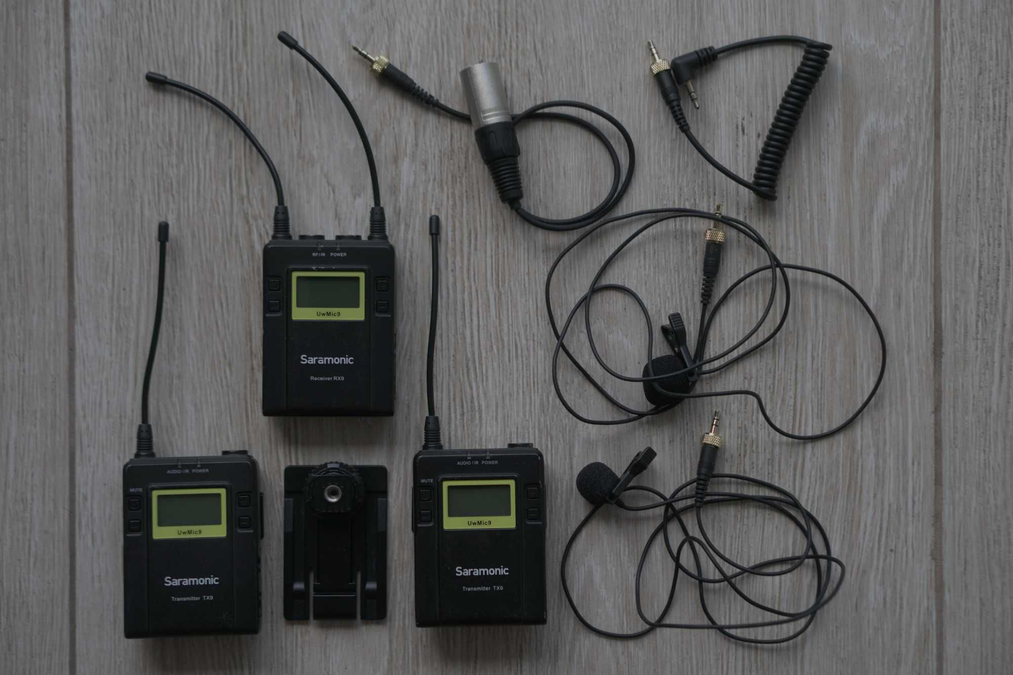 Петличный микрофон Saramonic UwMic9 RX9/TX9 (2 передатчика и премник)