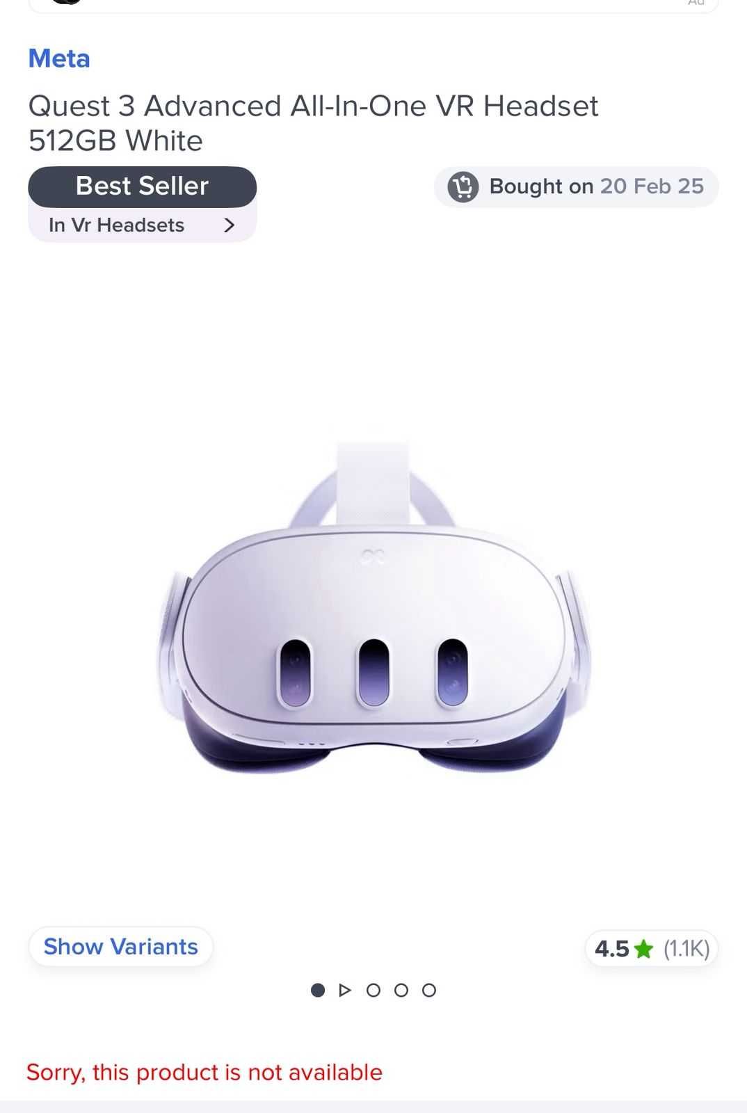 Продам Meta Quest 3 + BOBOVR S3 Pro аккумуляторный ремень 10000 мАч