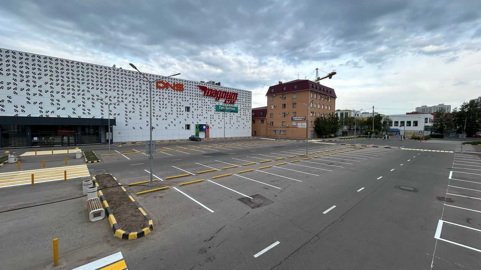 Размекта дорог Разметка парковок Дорожная разметка Астана Покраска