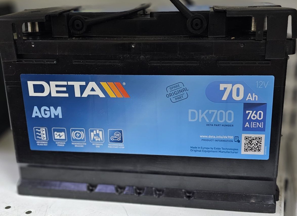 Аккумулятор EXIDE AGM EK950 R+ 95Ah 850А (En)