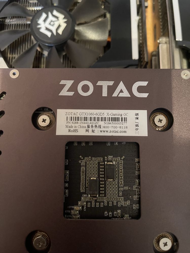 Видео карты GTX 1060 6gb zota в идеальном состонии.