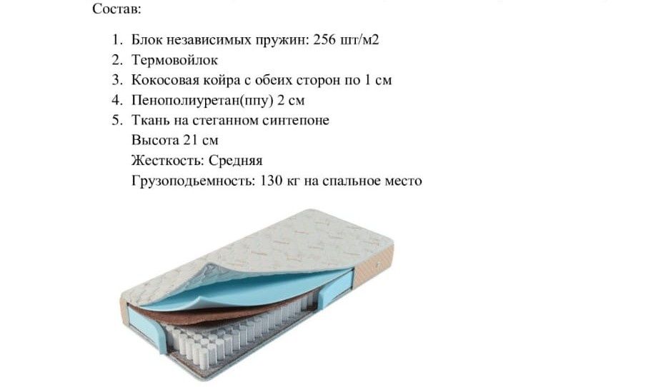 Новые матрасы по оптовой цене, любые размеры