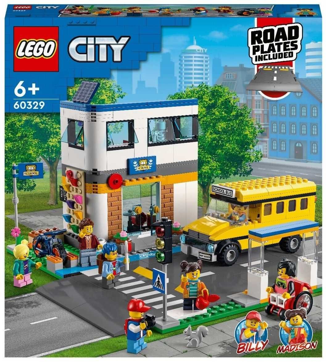 LEGO CITY день в школе 60329 Воздушная полиция арест парашютиста 60208