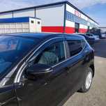 Ветровики для Nissan Qashqai J11 (c2013 по2021) Хром молдинг  Астана