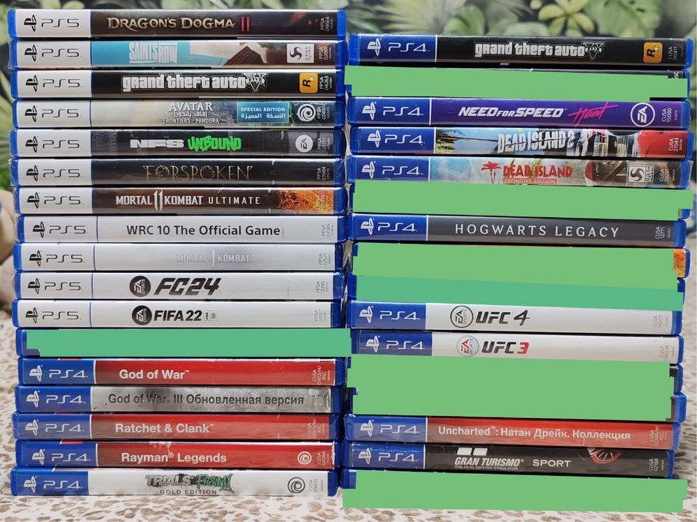 Продам диски на ps 4 ps 5