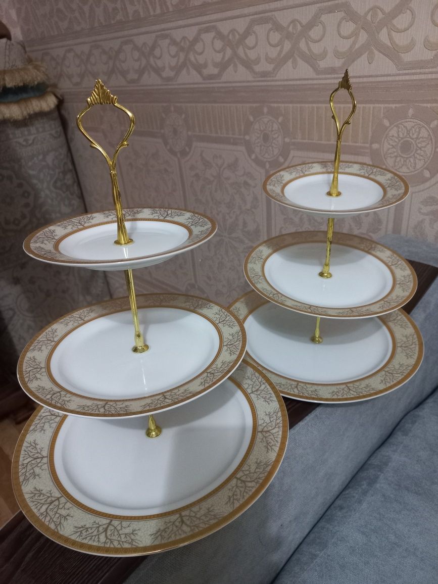 Все для дома чайник,люстра,тарелки, 3х ярусн.,открывалка,салфетницы,су