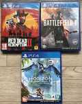 Игры на ps4 Одни из нас, GTA, RDR, Horizon, Lego, battlefield