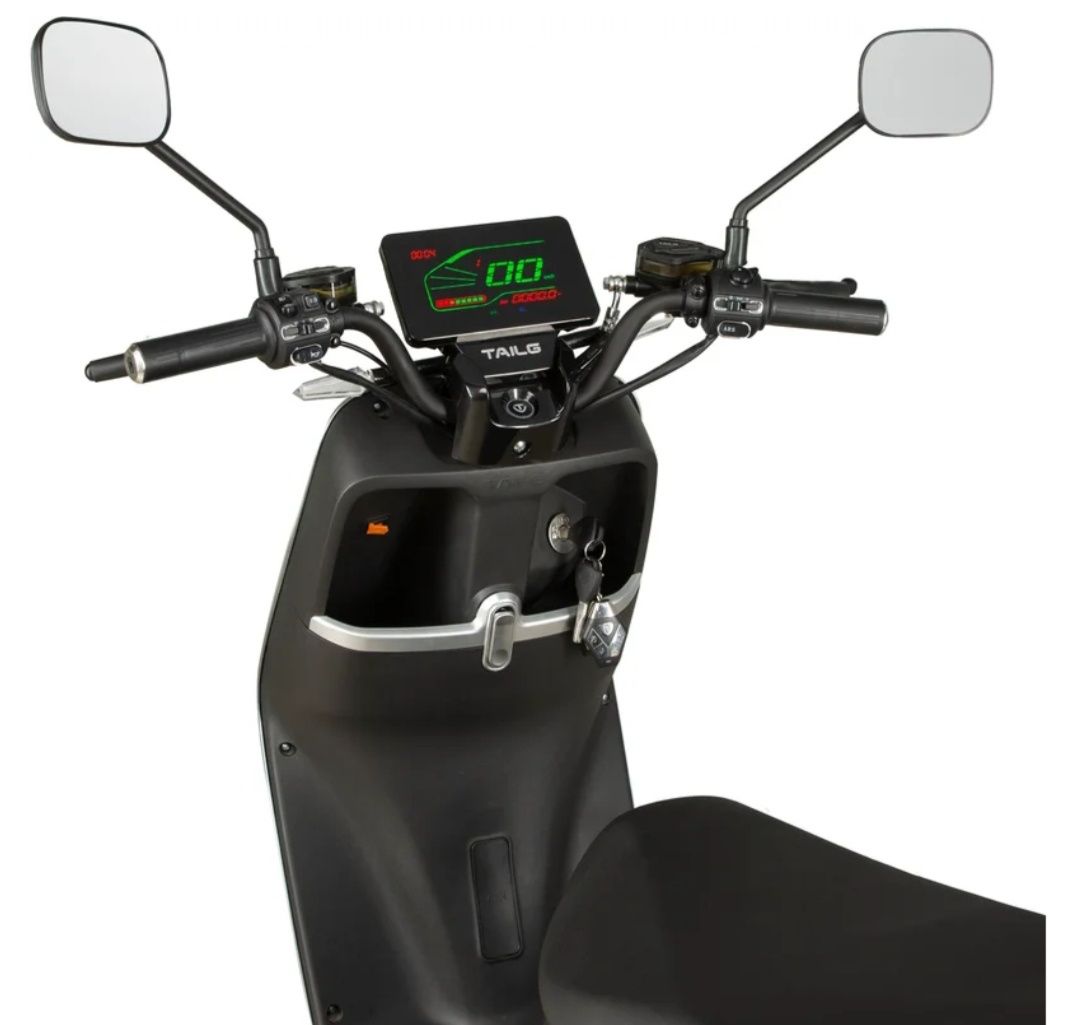 Электро скутер мопед TAILG, 1000W, 72V/20Ah grey