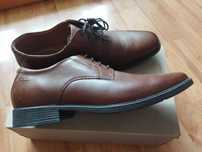 Туфли-дерби Clarks (Великобритания),кожа,оригинал,новые,р-р 42