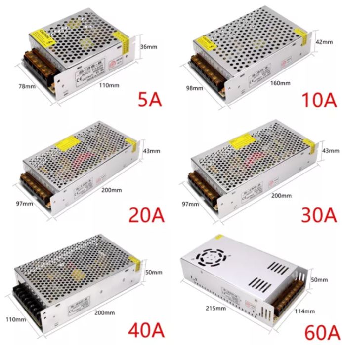 на свето-диодную ленту и для другого применения БЛОКИ ПИТАНИЯ 12-24 V