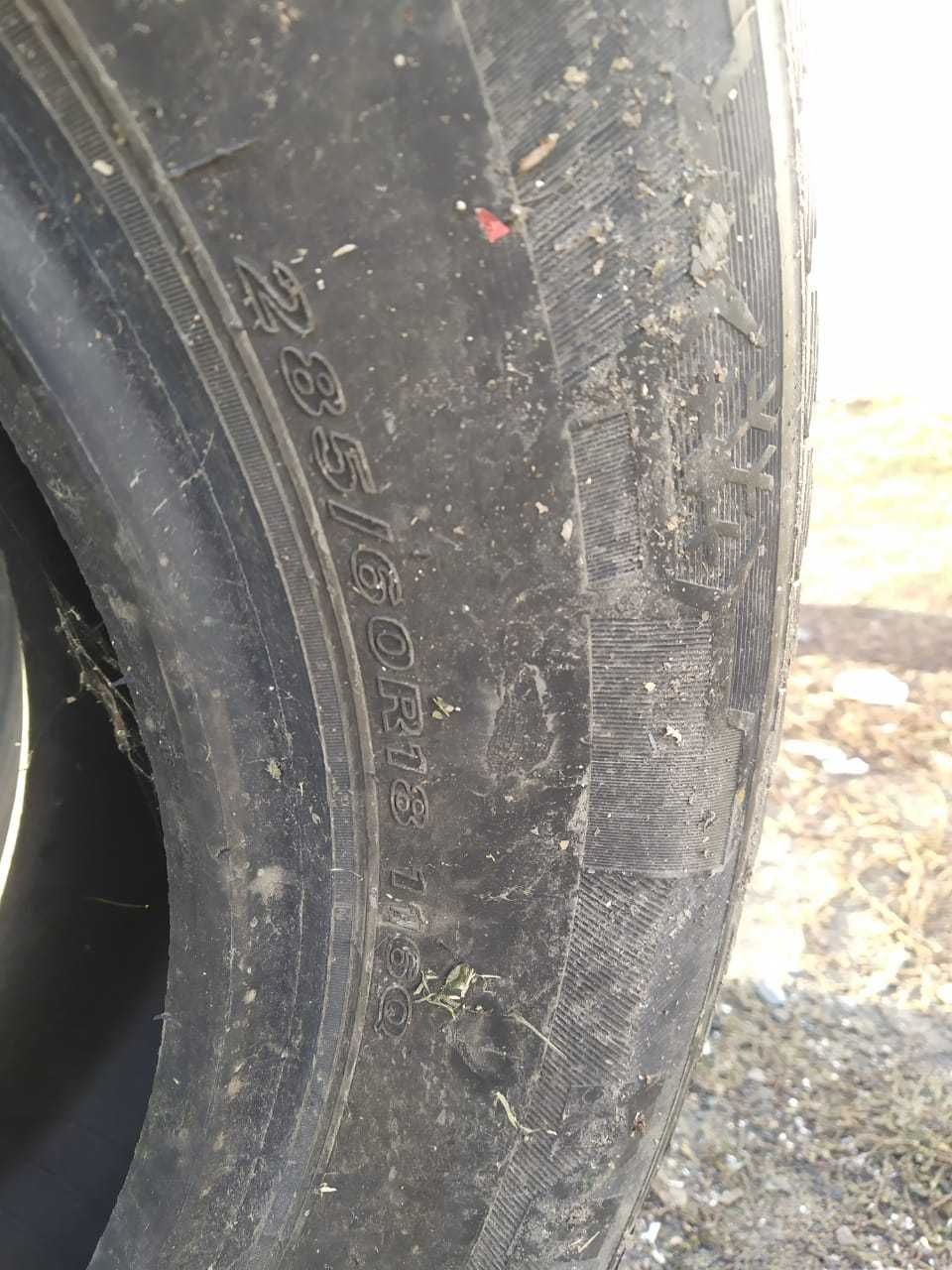 Шины зимние Nexen 285/60 R18. Б/У, в хорошем состоянии. 3 штуки