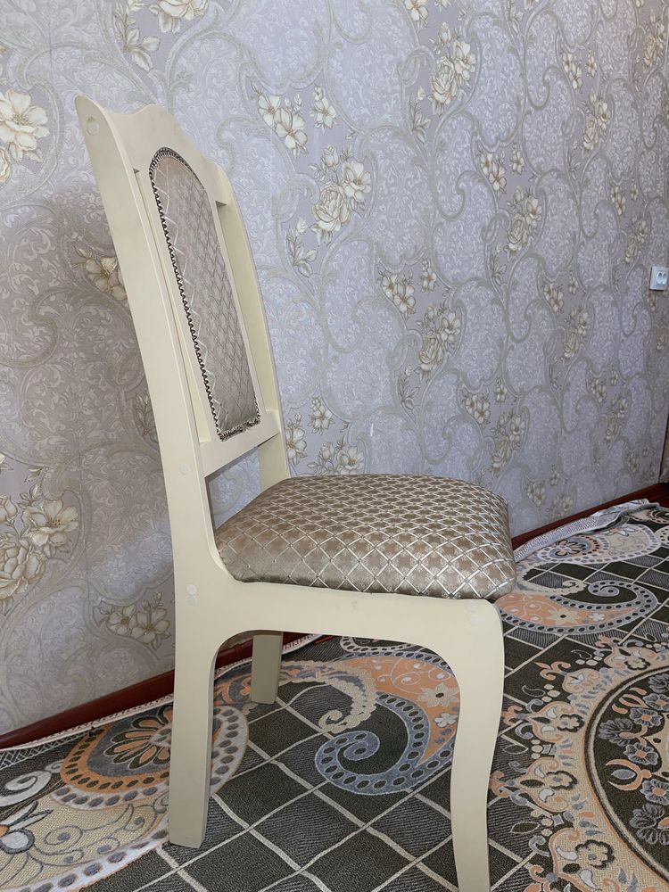 Стулья, Стул Депутат, 100x44x45 см, белый, бежевый