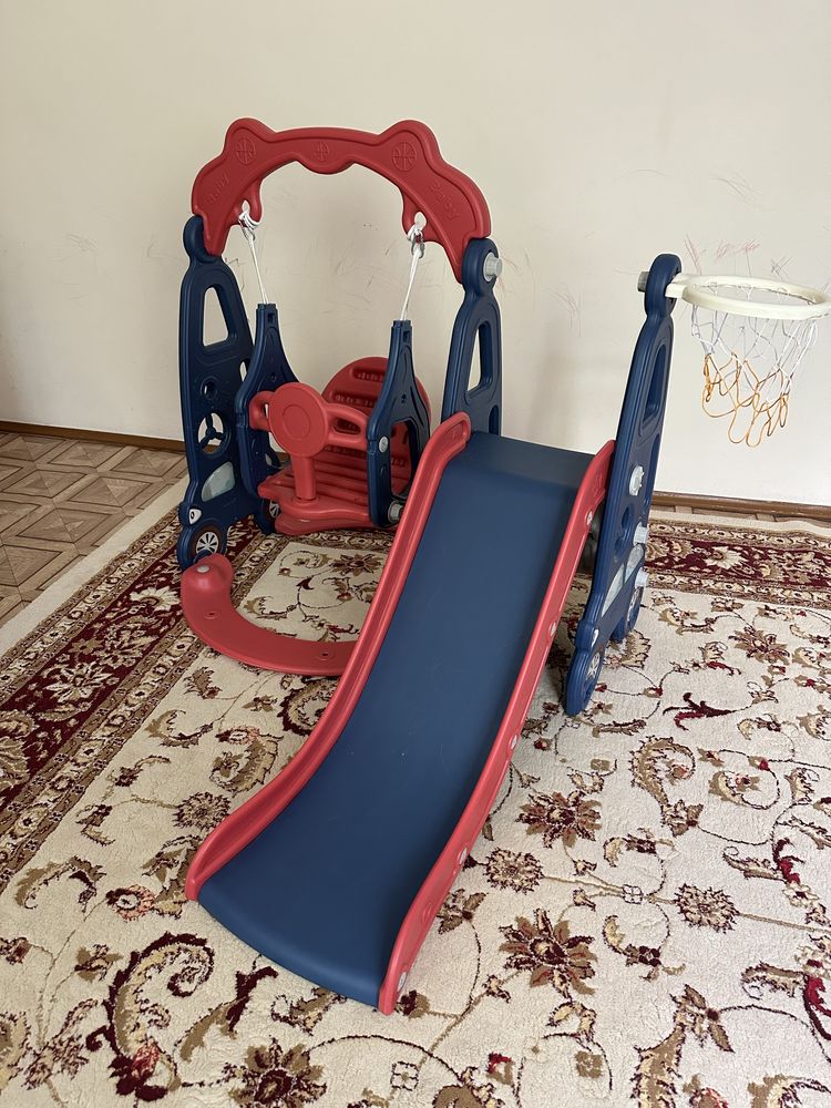 Игровой комплекс (горка + качели)