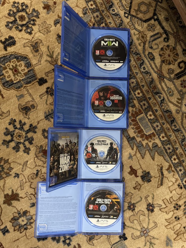 Продам серию CALL OF DUTY на PS5