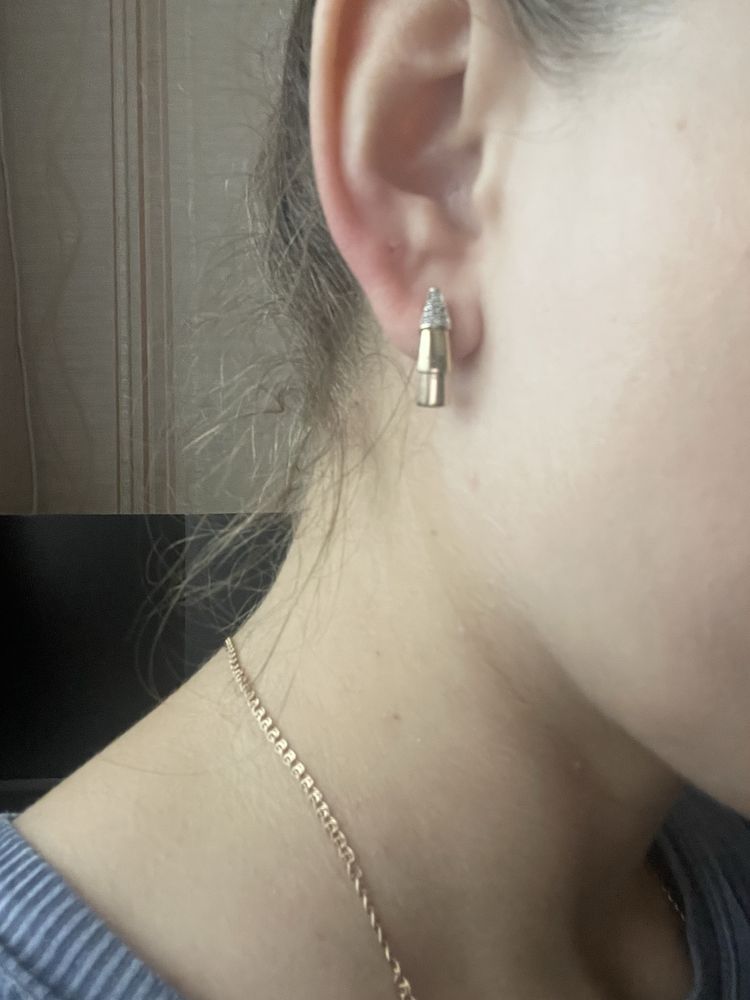 Продам золотые серьги 585проба