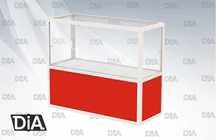 Прилавок торговый из профиля и стекла, Акция,витрина,для магазина aepr