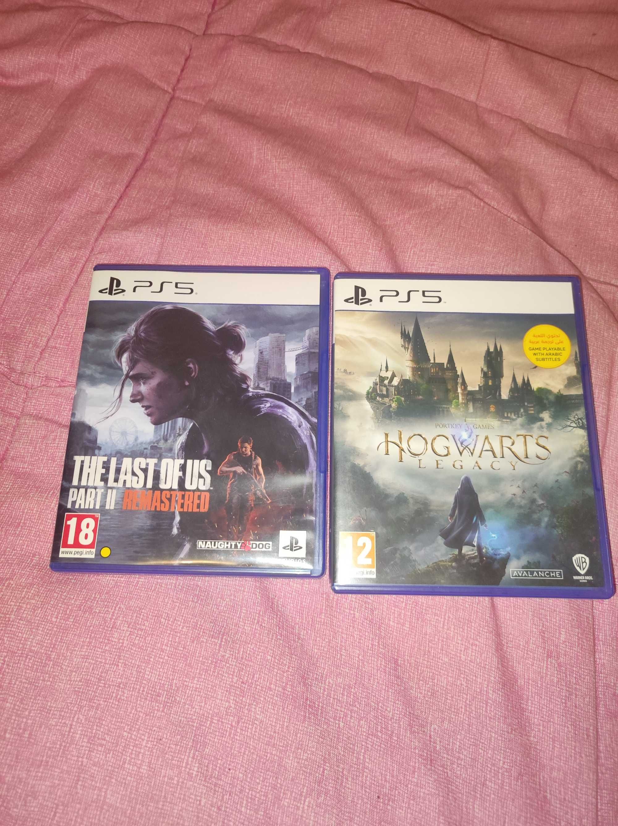 Игры на ps5 , Одни из нас 2, Hogwarts Legacy
