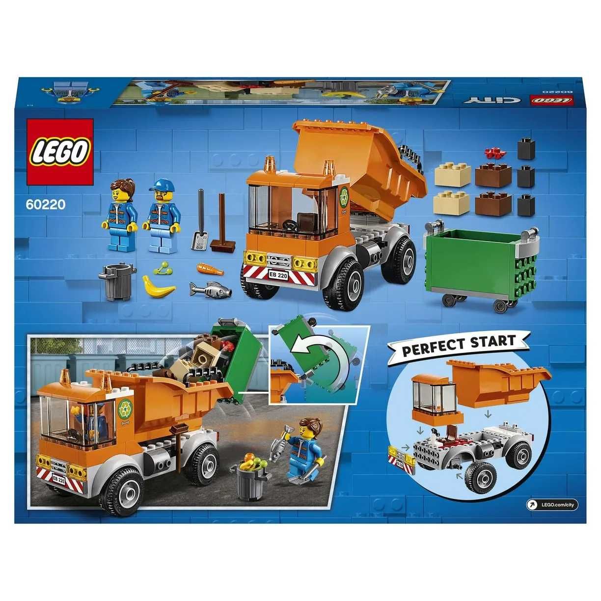 LEGO CITY 60220 Мусоровоз Новый ОРИГИНАЛ