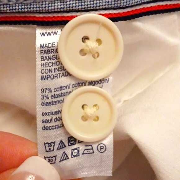 Tommy Hilfiger мужские брюки чиносы белые