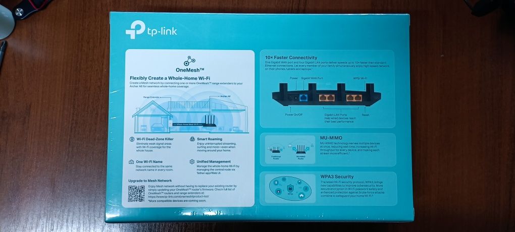 Новый роутер tp-link Archer A6