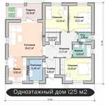Продам новый строящейся дом 125 м2 в центре города