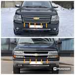 Защита бампера на Chevrolet Tahoe 900 800