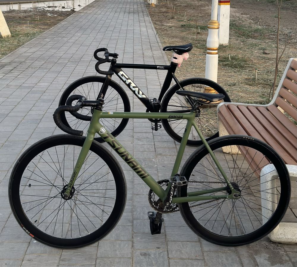 Велосипед Fixed gear Gray f16