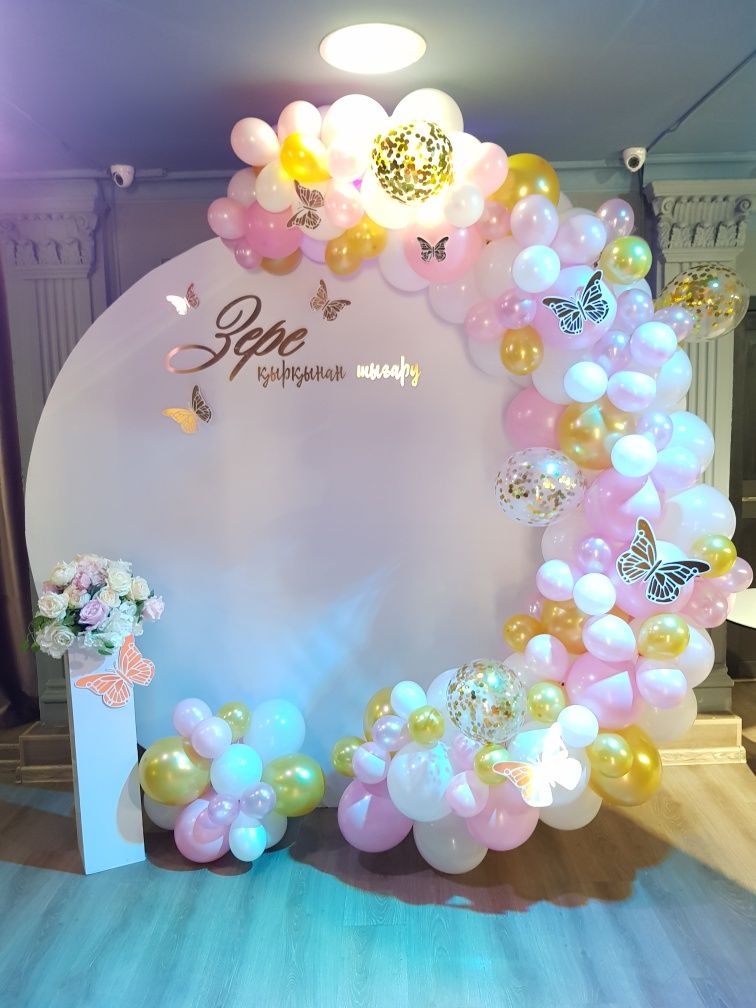 Продажа круглого каркаса для баннера, шаров, цветов, фотозона, декор