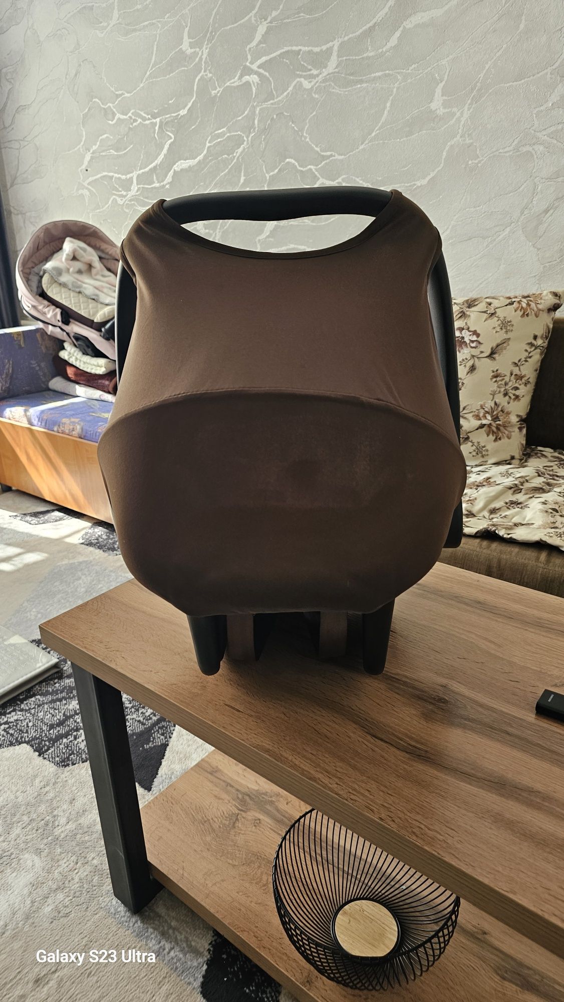 Автолюлька Happy baby Skyler V2 0+ (до 13 кг) коричневый