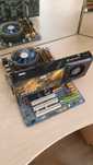 Материнская плата GIGABYTE, видео ZOTAC , блок питания Huntkey.
