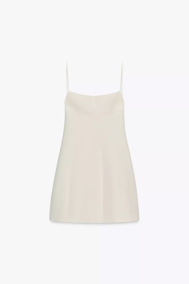 Мини платье белое Zara