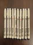 Черные Ручки для рисования Sakura Pigma Micron