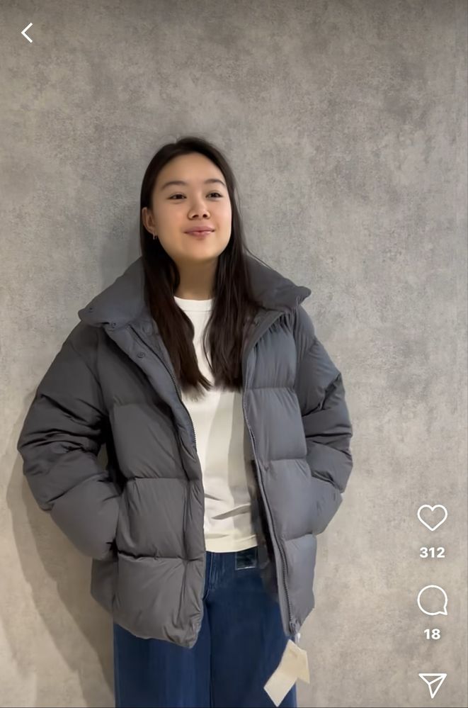 Uniqlo куртки коконы