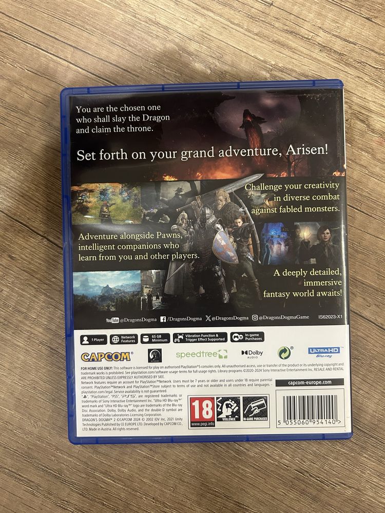 Dragons Dogma 2 ps5 на рус языке