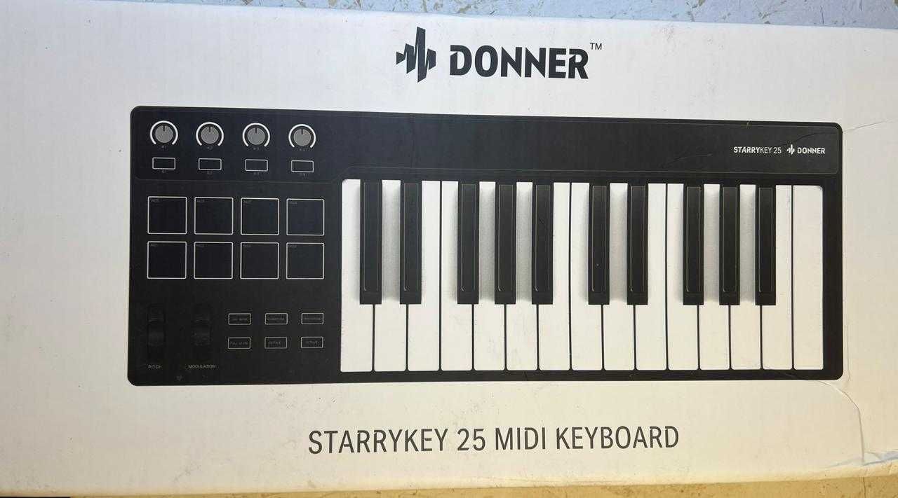 DONNER D-25 многофункциональная MIDI-клавиатура