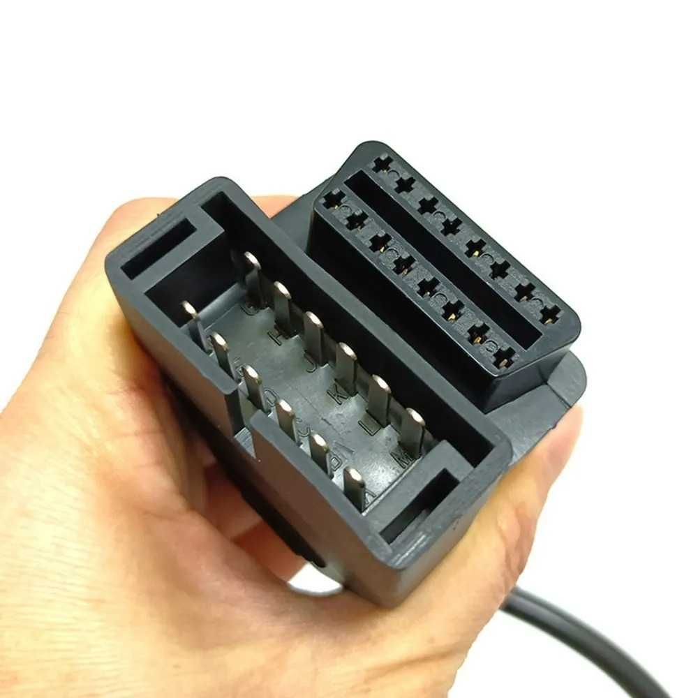 Кабель OBD 2 для ВАЗ GM 12 pin переходник